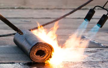 Woodrising asphalt flat roofing repairs